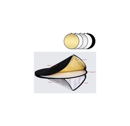 Pantalla reflectora 80cm 5 en 1