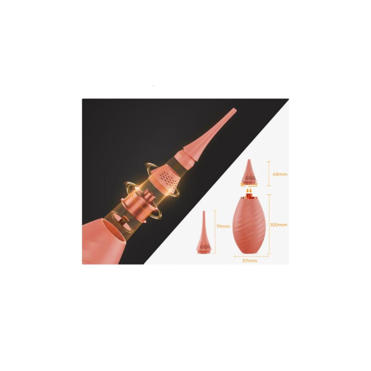 Soplador de aire K&f Concept Kf08.047 Rosa