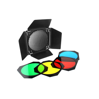 Bandoor Bd-04 Godox Rejilla De Nido Kit 4 Colores