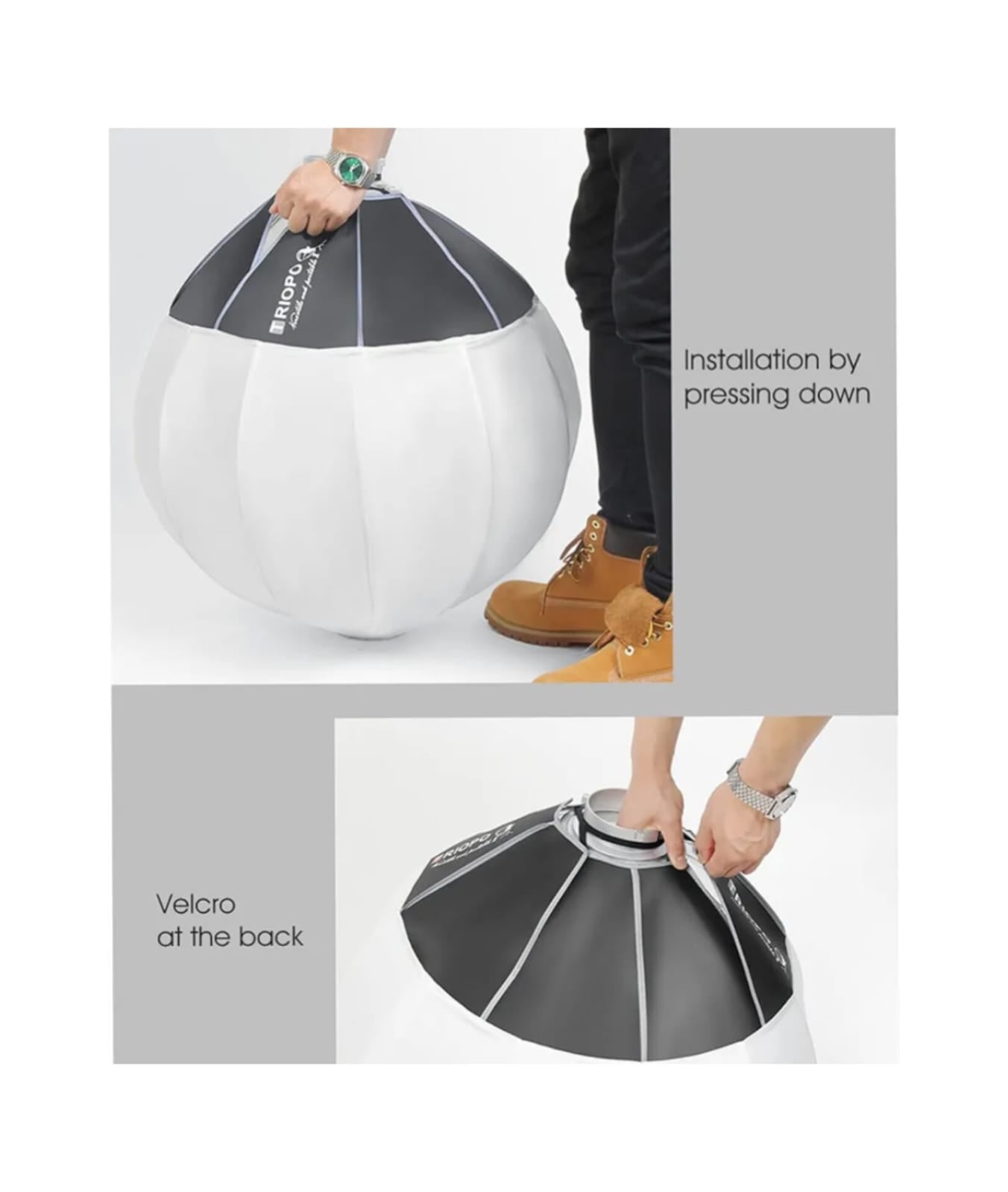 Softbox Esférico Redondo KQ65 TRIOPO