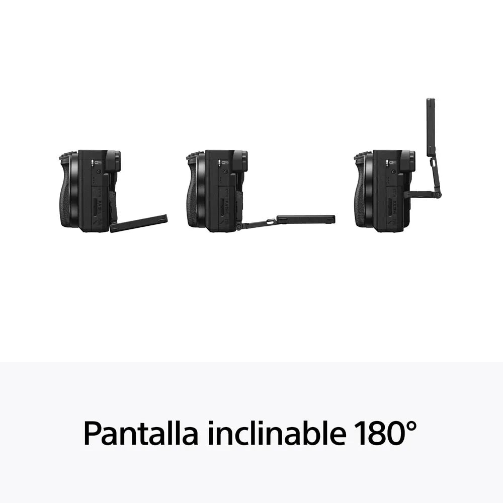 Cámara Digital A6400 + Lente 16-50 mm f/3.5-5.6 OSS II