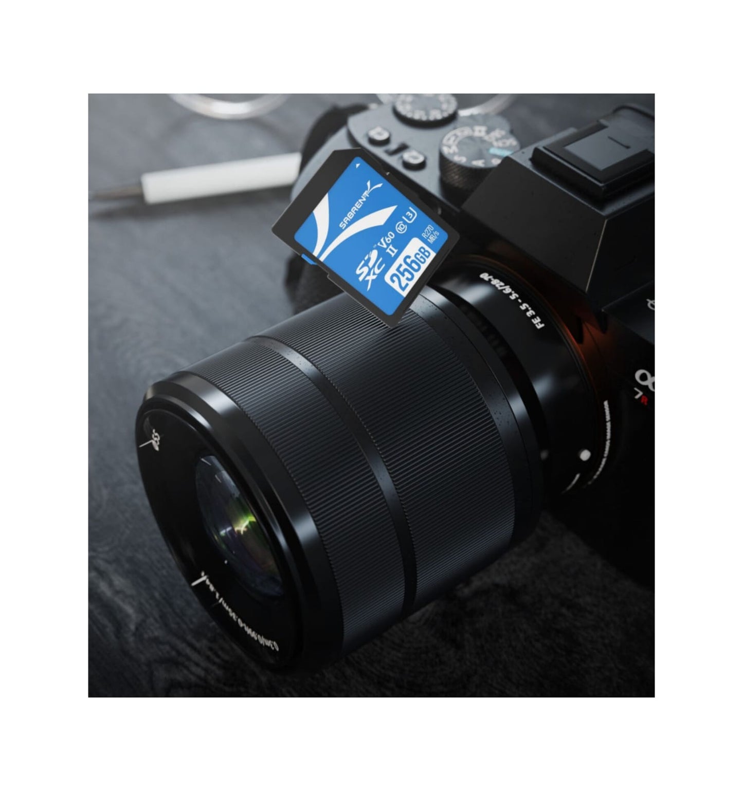 Tarjeta memoria 256GB UHS-II V60 Sabrent Rocket